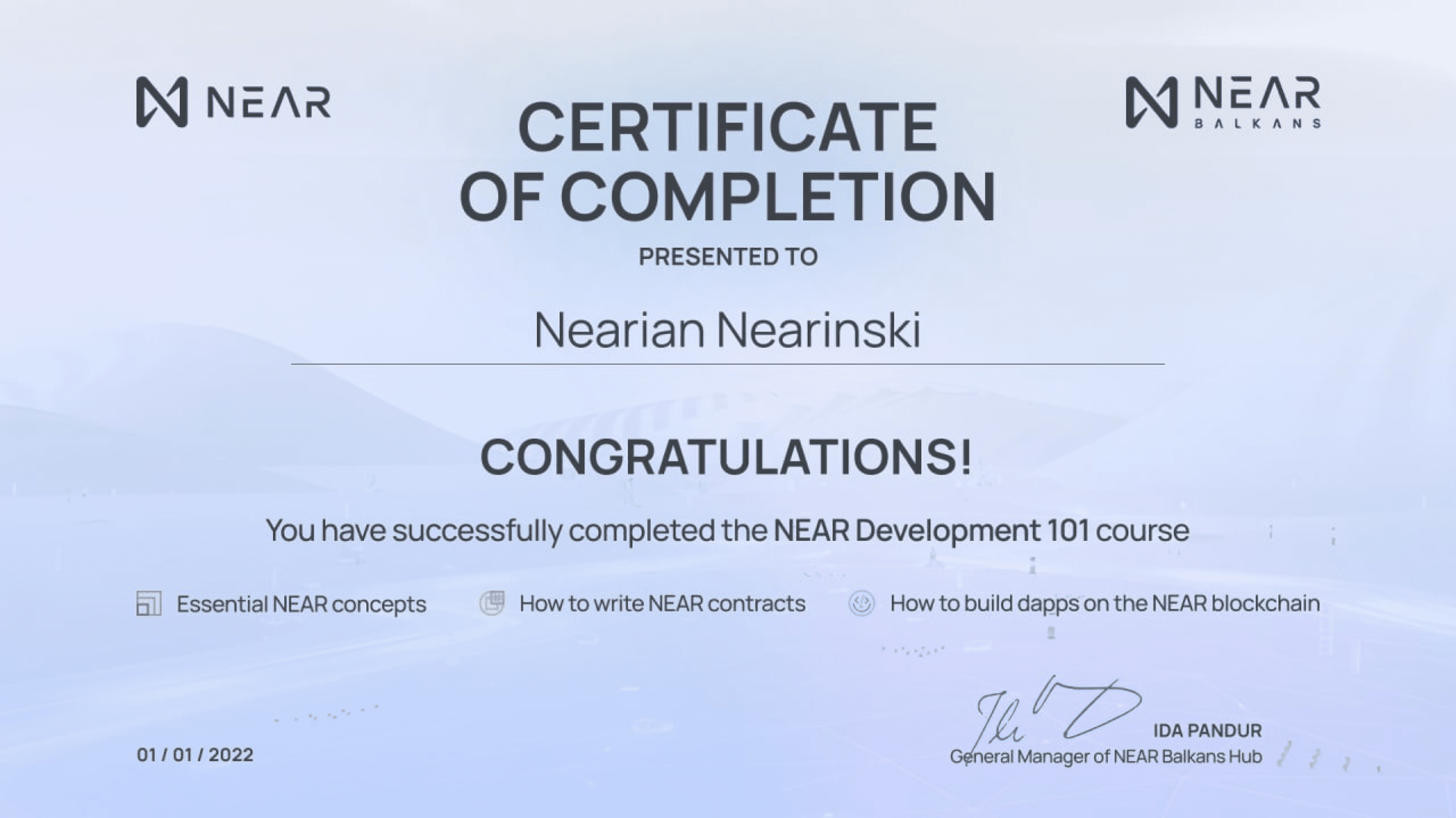 near-dev-101